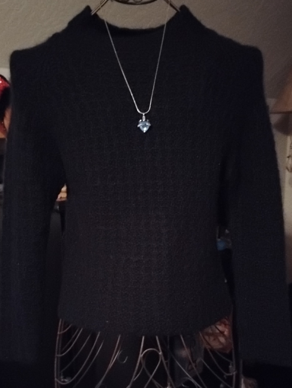 Mossimo Supply Co. Black Cowlneck Knit Sweater